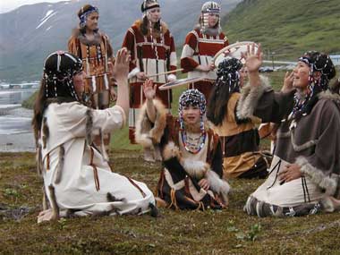Alaskan Aleut Dancers